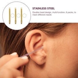 Listing 3 of 3 for 3 Pcs Cleaning Tool Stainless Steel Earpick Ear Cleansing Tool Metal Ear Pick R