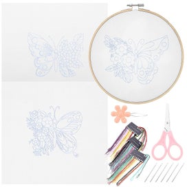 Listing 2 of 2 for 1 Set Beginner Embroidery Kit Embroidery Stitch Practice Kit Decorative Embroid