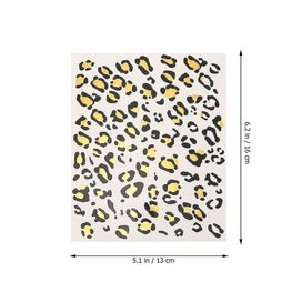 Listing 2 of 3 for 8 Sheets Temporary Tattoos Leopard Tattoos Stickers Removable Body Tattoos