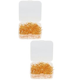 Listing 4 of 4 for 400 Pcs Earring Hooks Earring Diy Parts Earbob Jewelry Making Accessories