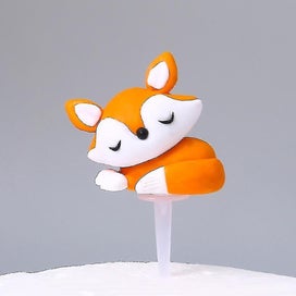 Listing 3 of 4 for 5 Pcs Kids Food Birthday Cake Ornament Cartoon Animals Cake Toppers Ornaments K