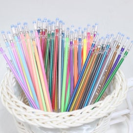 Listing 2 of 2 for 36 Colors Gel Ink Pen Refills Neon Glitter Metallic Pastel For Coloring Books C