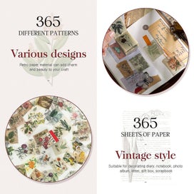Listing 5 of 5 for 365 Sheets Of Scrapbooking Papers Vintage Papers Decorative Diy Scrapbooking Re