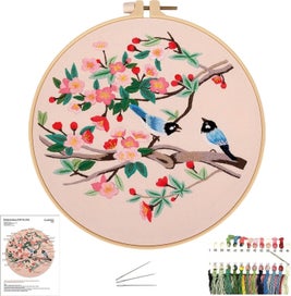 Listing 1 of 5 for Embroidery Kits For Adults Beginners Embroidery Kits