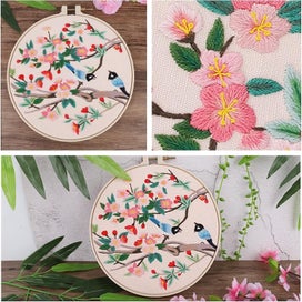 Listing 3 of 5 for Embroidery Kits For Adults Beginners Embroidery Kits