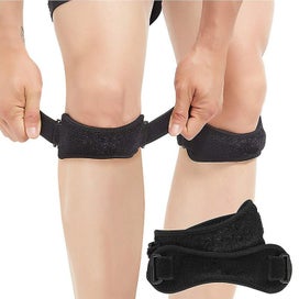 Listing 1 of 4 for 2 Pack Tendon Knee Straps Knee Pain Relief Support Splint For Hiking Soccer