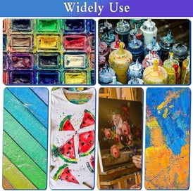 Listing 4 of 5 for 80 Pieces Art Watercolor Brushes Oil Painting Brushes For Miniature Watercol