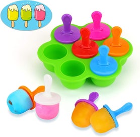 Listing 1 of 5 for green Mini Baby Ice Cream Mold Reusable Popsicle Mold Ice Cream Mold With