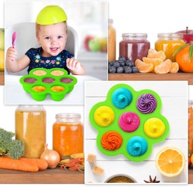 Listing 3 of 5 for green Mini Baby Ice Cream Mold Reusable Popsicle Mold Ice Cream Mold With