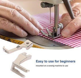 Listing 2 of 5 for Sewing Machine Presser Foot Replacement 1 Set Steel Tube Foot Cutter For Main