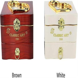 Listing 4 of 5 for Wooden Rotating Music Box For Dressing Table Musical Jewelry Box Wedding Rot