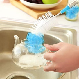 Listing 3 of 5 for 4 Pcs Bottle Cleaning Brush Set Multifunctional Brushes Long Water Bottle Brus