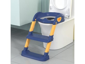 Listing 4 of 10 for Folding Baby Potty Toilet Seat Child Toilet WC Urinal For Boys Kids Adjustable