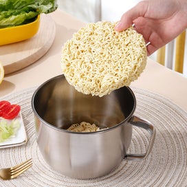 Listing 3 of 3 for Fast Food Bowl Double-Layer Lunch Box Instant Noodle Soup Cup with Lid