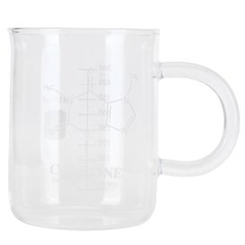 Listing 2 of 3 for Beaker Mug Borosilicate Glass Cup with Handle and Measuring Scale for Coffee Tea