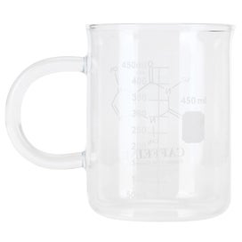 Listing 3 of 3 for Beaker Mug Borosilicate Glass Cup with Handle and Measuring Scale for Coffee Tea