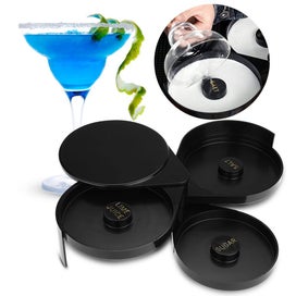 Listing 2 of 3 for Bar 3 Tier Sugar Salt Rim Lime Glass Black