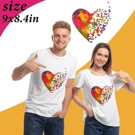 Listing 2 of 5 for 5pcs Butterfly Iron-on Patch Sticker Transfer Patches Heat Transfer Patches Fo