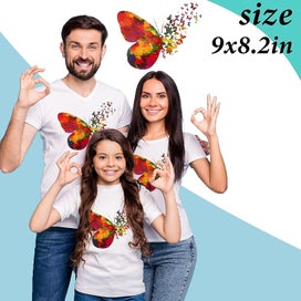 Listing 3 of 5 for 5pcs Butterfly Iron-on Patch Sticker Transfer Patches Heat Transfer Patches Fo