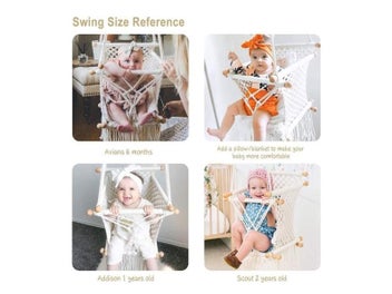 Listing 5 of 9 for High Quality Baby Hanging Nest Swing Chair Seat Hammock Chair For Infant