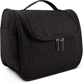Listing 2 of 5 for Size: 24 X 19.5 X 12.5 Cm Black Toiletry Bags Vanity And Cosmetic Bags With