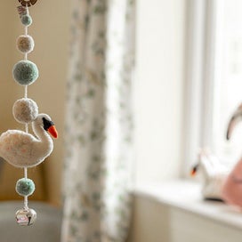Listing 3 of 3 for Pom Pom Mobile - Darcy Swan Green