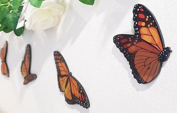 Listing 3 of 3 for Monarch Butterfly Wall Set