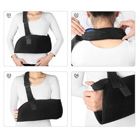 Listing 2 of 4 for 1pcs black Size L Arm Sling For Left/right Arm Arm Splint With Foam Neck P