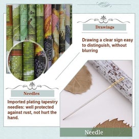 Listing 4 of 4 for 14ct Unprinted Cross Stitch Kits 44cm X 36cmneedlework Embroidery Kits Dmc Th