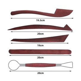 Listing 2 of 5 for 11 Pcs Clay Sculpting Set Wooden Handle Clay Pottery Sculpting Tools Diy Woode