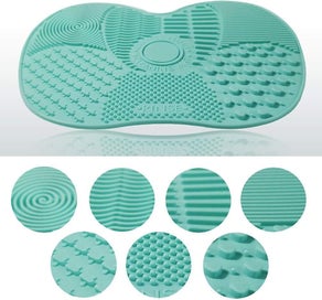 Listing 2 of 5 for 2-pack Makeup Brush Cleaning Pads Silicone Makeup Brush Cleaner Makeup Brush
