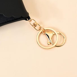 Listing 3 of 5 for Portable Sanitizer Hand Sanitizer Key Ring Leather Case