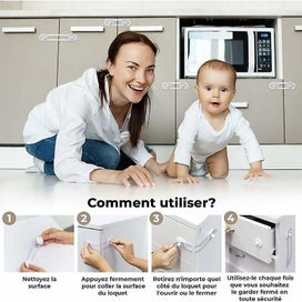 Listing 4 of 5 for Baby Closet Block Child Safety Window Closet Door Block Home Safety Prot