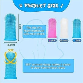 Listing 2 of 5 for 6 Pieces Dog Toothbrush 360 Silicone Pet Toothbrush For Cleaning Teeth Denta