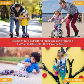 Listing 4 of 5 for Children/teenagers Knee And Elbow Protectors 3-9 Years Old red 6-piece Set