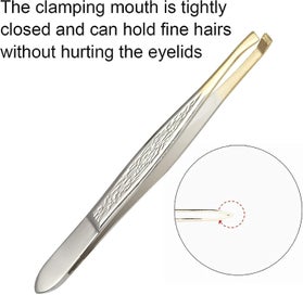 Listing 4 of 5 for Tweezers Professional Stainless Steel Eyebrow Tweezers Professional Eyebrow