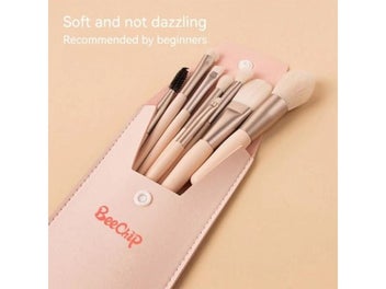 Listing 3 of 9 for 8PCS Women'S Makeup Brush Set Soft And Non-Sticky Smudges Naturally Made Of