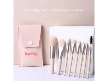 Listing 7 of 9 for 8PCS Women'S Makeup Brush Set Soft And Non-Sticky Smudges Naturally Made Of