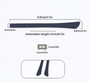 Listing 2 of 5 for 6 Pairs Of Non-slip Ear Hooks multi-coloured Non-slip Sleeves For Eyeglass