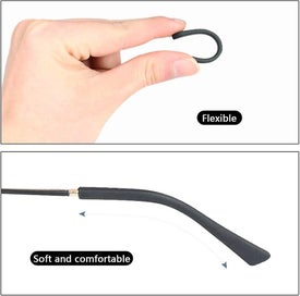 Listing 5 of 5 for 6 Pairs Of Non-slip Ear Hooks multi-coloured Non-slip Sleeves For Eyeglass