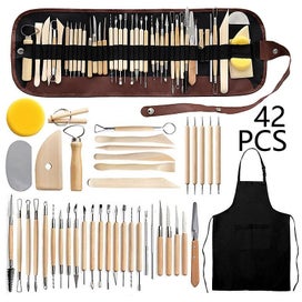 Listing 1 of 3 for 42pcs Pottery Sculpting Tool Kit Clay Sculpting Tool Sculpting Modeling Tools