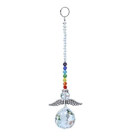 Listing 2 of 5 for Crystal Guardian Angel Rainbow Makers Suncatchers With 30mm Glass Ball Prism
