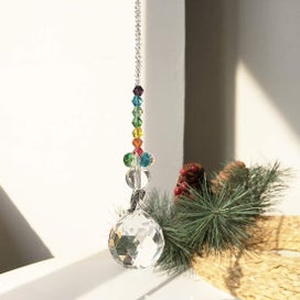Listing 4 of 5 for Crystal Guardian Angel Rainbow Makers Suncatchers With 30mm Glass Ball Prism