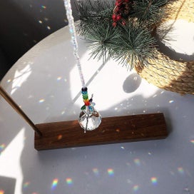 Listing 5 of 5 for Crystal Guardian Angel Rainbow Makers Suncatchers With 30mm Glass Ball Prism