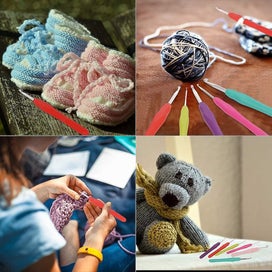 Listing 5 of 5 for 35 Pcs Crochet Hooks Crochet Kit Ergonomic Crochet Hook Set With Colorful Soft