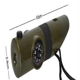 Listing 2 of 5 for Emergency Survival Whistle 7-in-1 Multifunction Safety Whistle Flashlight Com