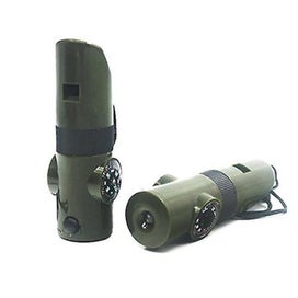 Listing 3 of 5 for Emergency Survival Whistle 7-in-1 Multifunction Safety Whistle Flashlight Com