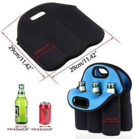 Listing 3 of 5 for Insulated Bottle Carrier Bag In Neoprene For 6 Bottles For Beers Baby B