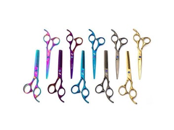 Listing 4 of 10 for FnLune 6.0 Inch Hairdressing Scissors Thin Shear Flat Shears For Salon