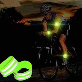 Listing 5 of 5 for Set Of 4 Reflective Tape Armband Safety High Visibility Running Bike Wristband